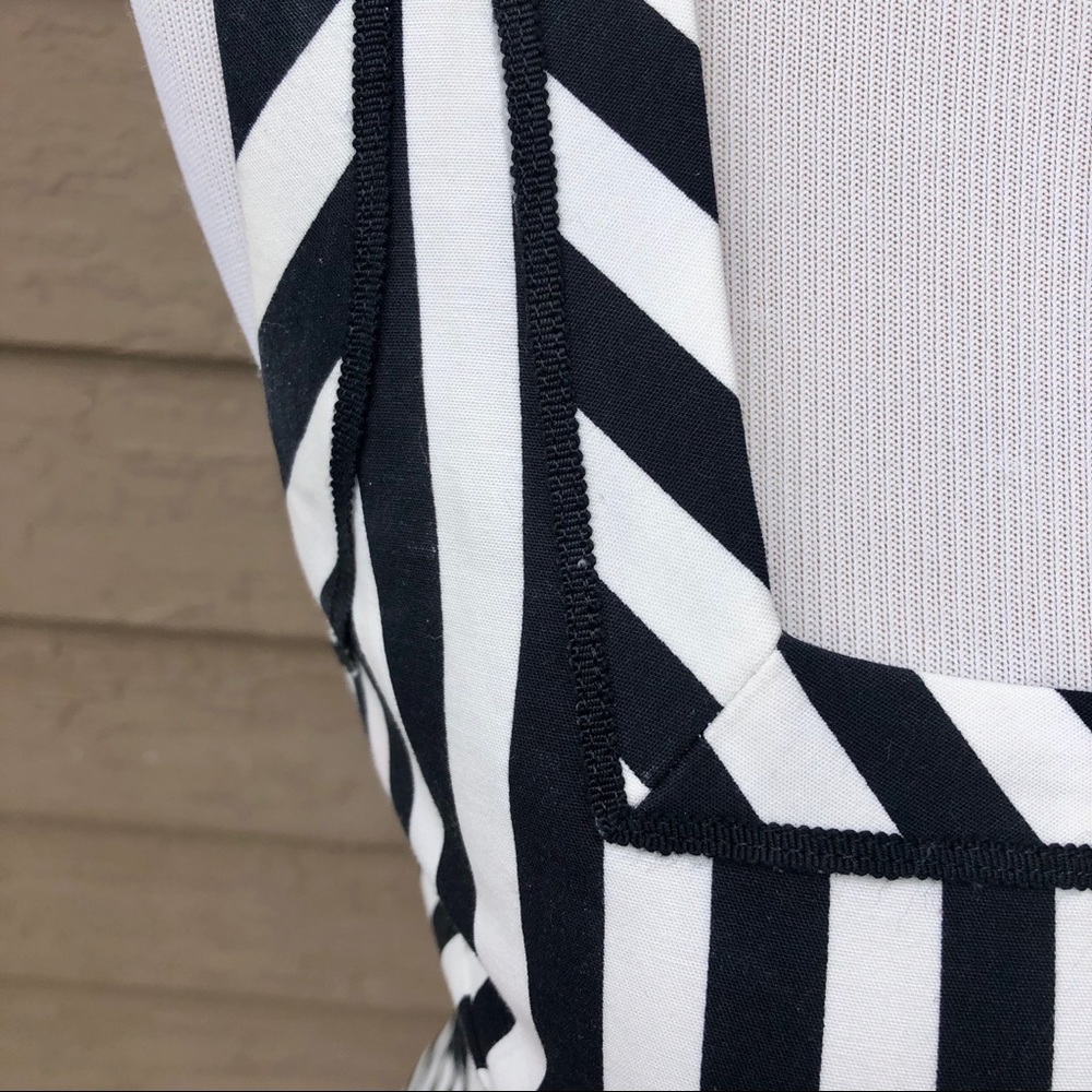 Anne Klein striped retro fit and flare dress - Picture 5 of 9
